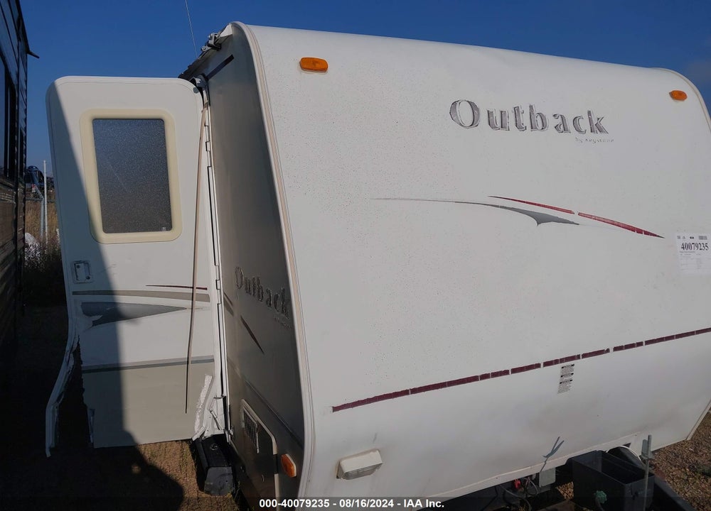 2006 KEYSTONE OUTBACK VIN: 4YDT21R2X6G923522
