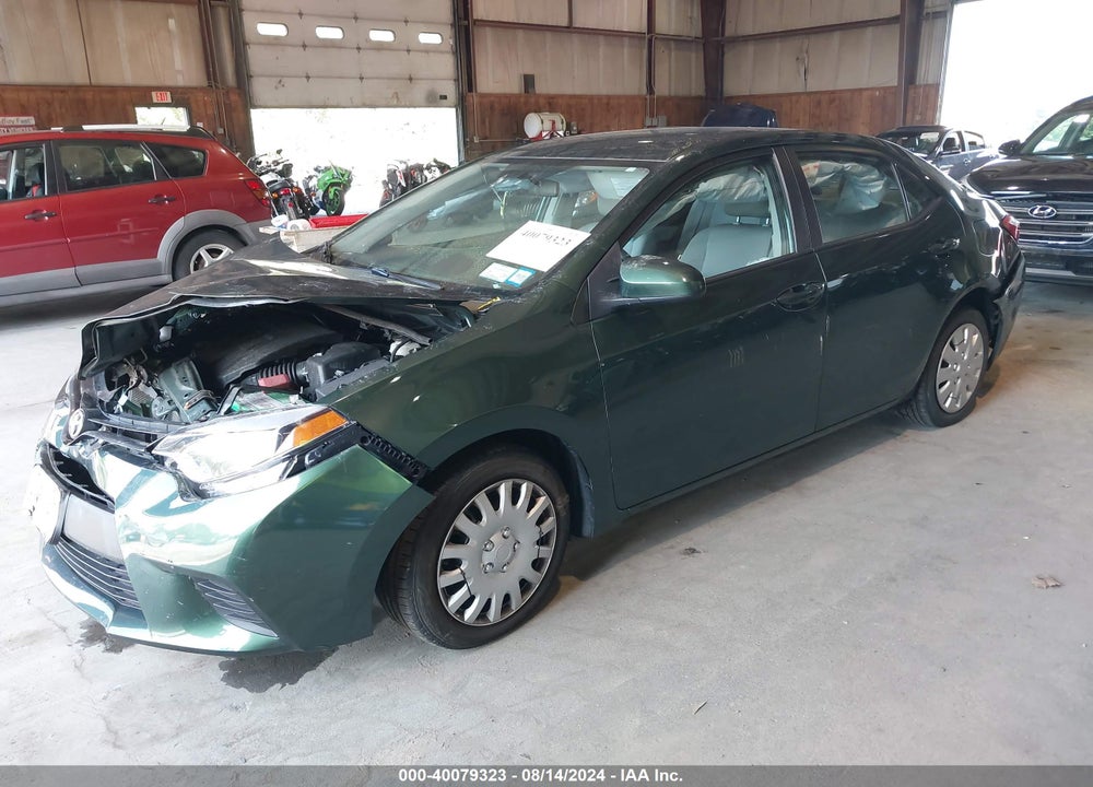 2014 TOYOTA COROLLA LE VIN: 2T1BURHE3EC028647