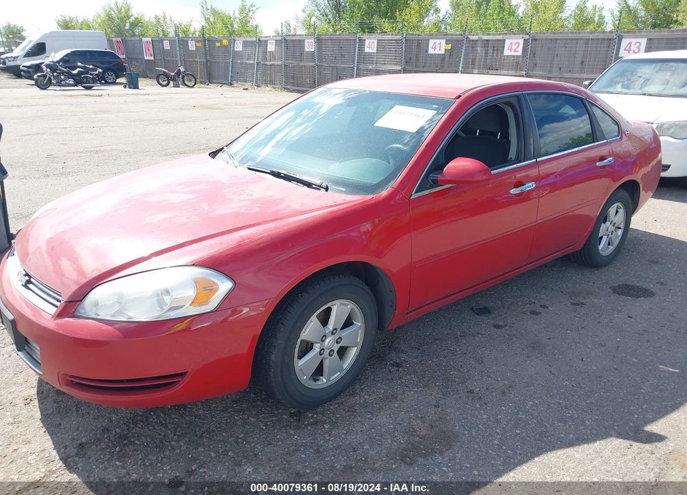 2008 CHEVROLET IMPALA LT VIN: 2G1WT58N889155162
