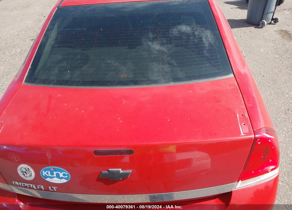 2008 CHEVROLET IMPALA LT VIN: 2G1WT58N889155162