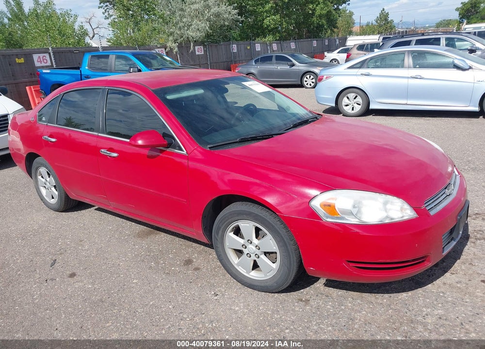2008 CHEVROLET IMPALA LT VIN: 2G1WT58N889155162