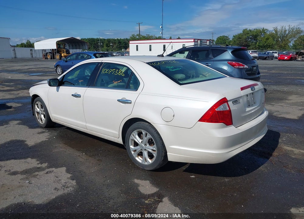 2012 FORD FUSION SE VIN: 3FAHP0HA3CR341821