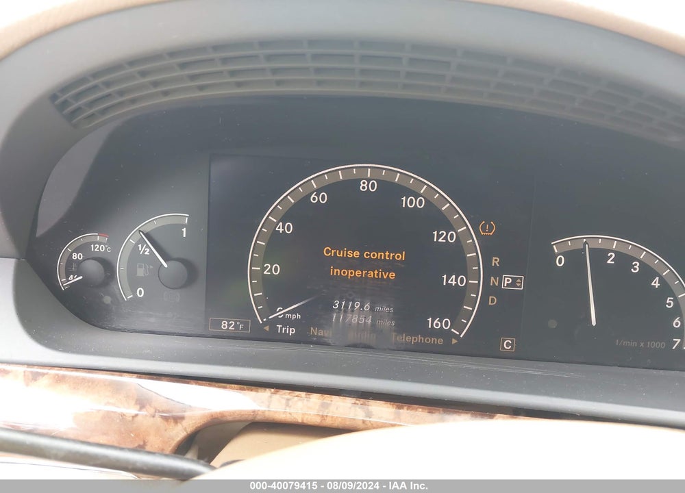 2007 MERCEDES-BENZ S 550 VIN: WDDNG71X07A080044