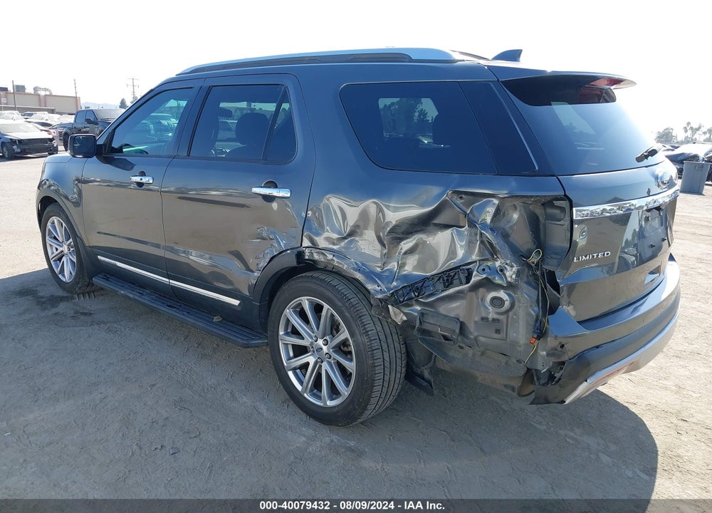 2017 FORD EXPLORER LIMITED VIN: 1FM5K7F88HGE41900