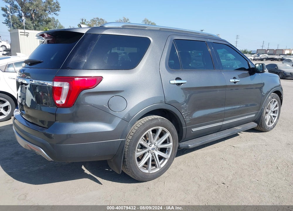 2017 FORD EXPLORER LIMITED VIN: 1FM5K7F88HGE41900