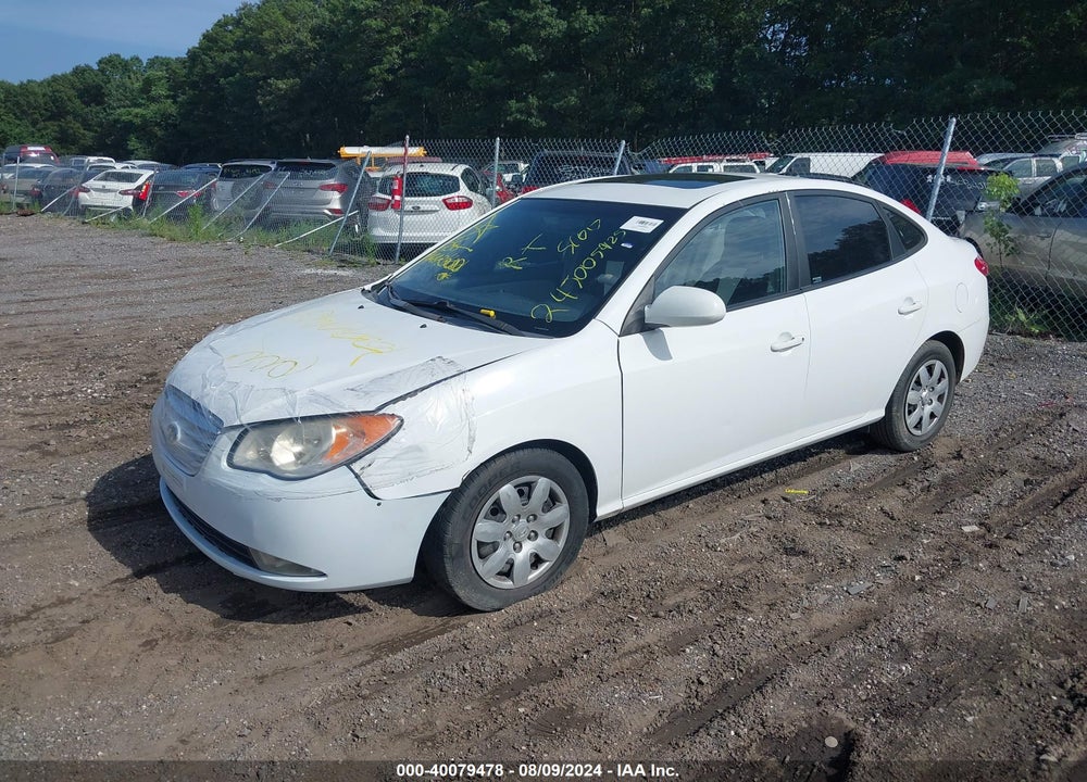2007 HYUNDAI ELANTRA GLS/LIMITED/SE VIN: KMHDU46D27U144526
