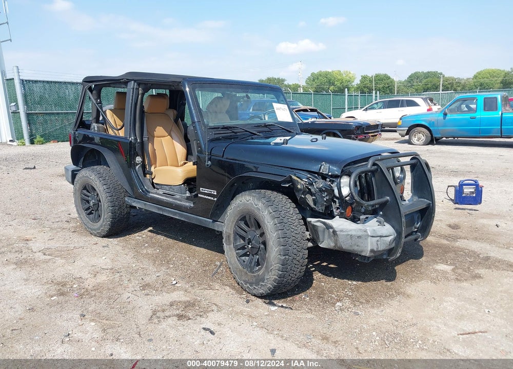 2013 JEEP WRANGLER SPORT VIN: 1C4AJWAG7DL673369