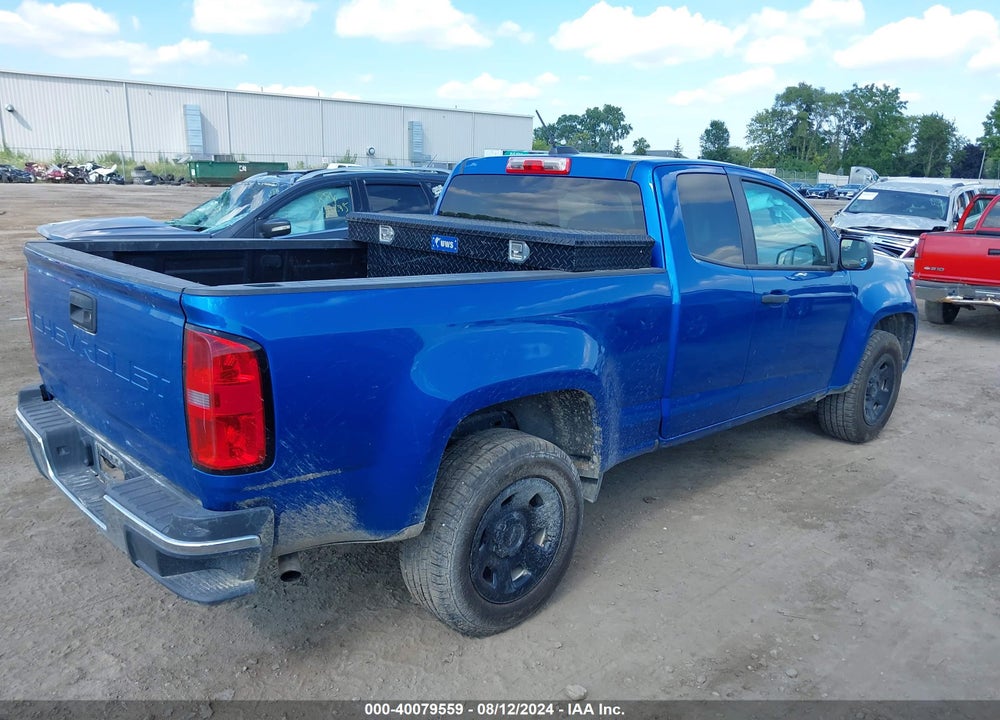 2021 CHEVROLET COLORADO 2WD LONG BOX WT VIN: 1GCHSBEA5M1131113
