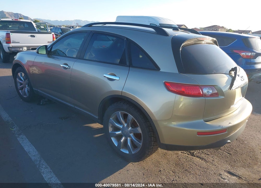 2003 INFINITI FX45 VIN: JNRBS08W53X402099