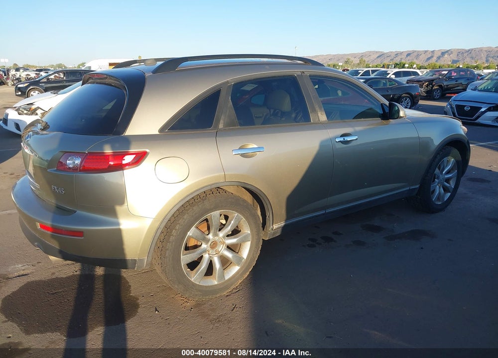 2003 INFINITI FX45 VIN: JNRBS08W53X402099