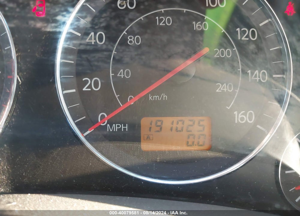 2003 INFINITI FX45 VIN: JNRBS08W53X402099