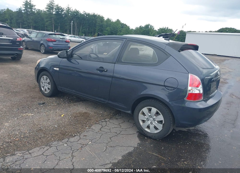 2009 HYUNDAI ACCENT GS VIN: KMHCM36C79U110419