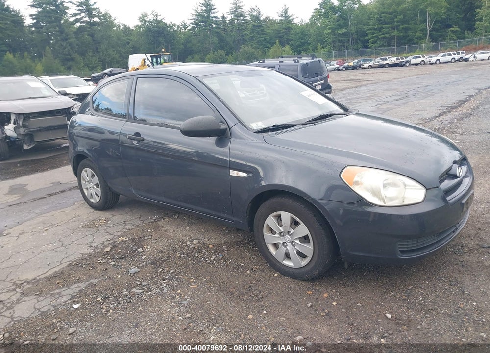 2009 HYUNDAI ACCENT GS VIN: KMHCM36C79U110419