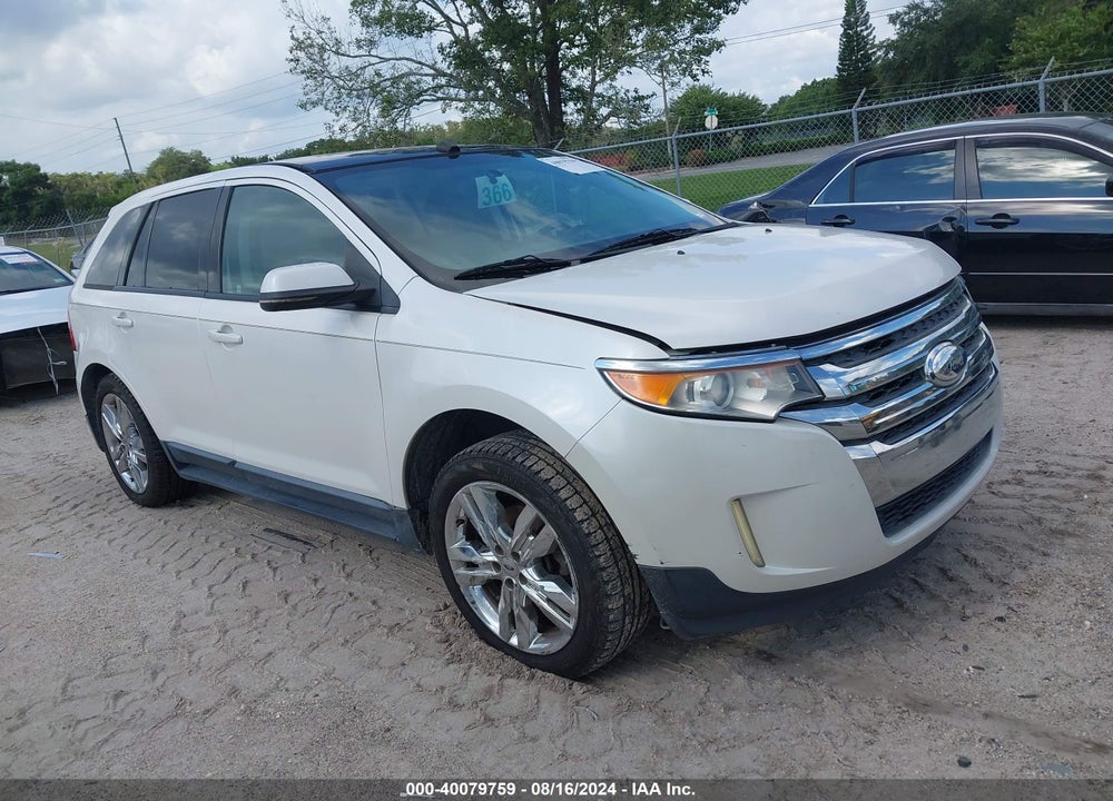 2013 FORD EDGE SEL VIN: 2FMDK3J96DBB50771