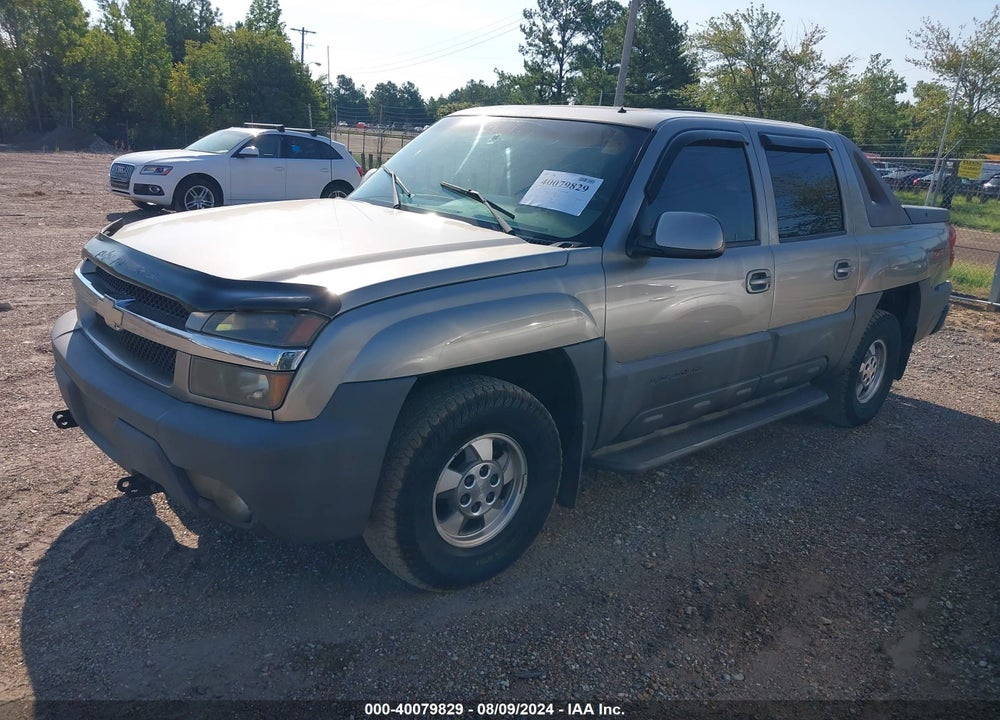 2002 CHEVROLET AVALANCHE 1500 VIN: 3GNEK13T32G169902