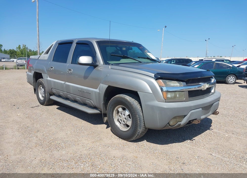 2002 CHEVROLET AVALANCHE 1500 VIN: 3GNEK13T32G169902