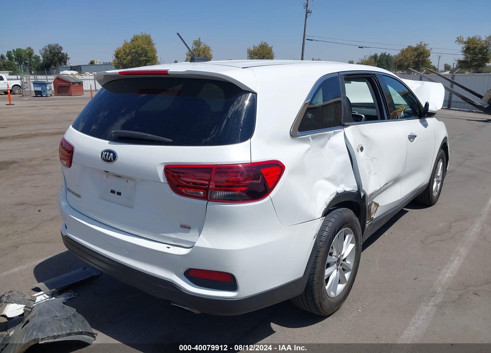 2019 KIA SORENTO 2.4L LX VIN: 5XYPG4A33KG513430