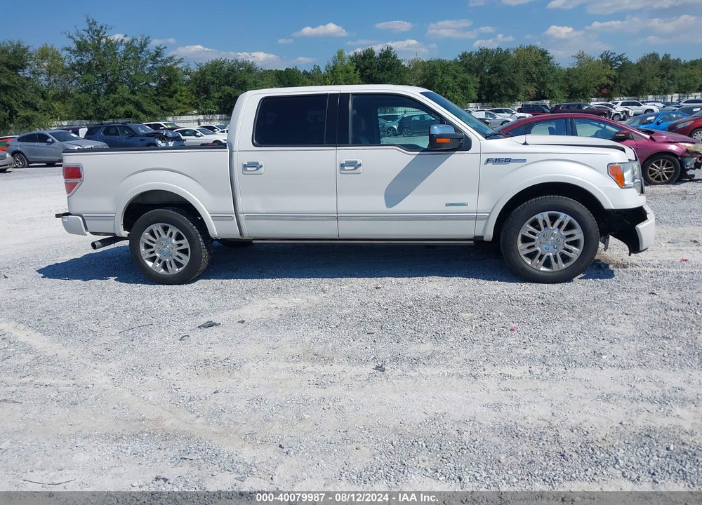 2011 FORD F-150 PLATINUM VIN: 1FTFW1CT5BFC86240