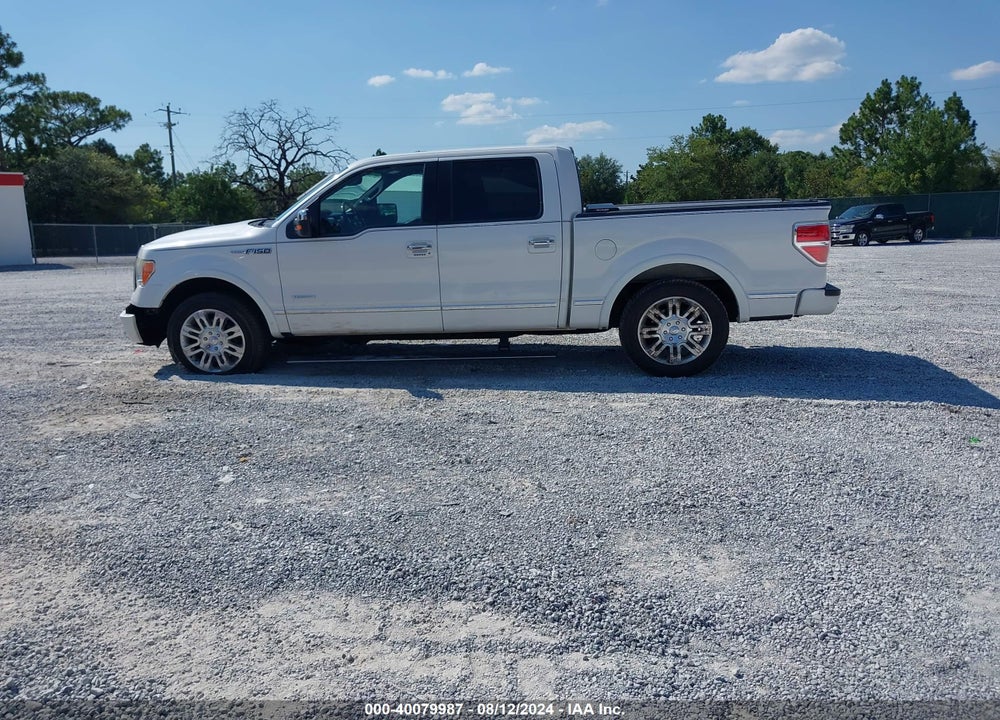 2011 FORD F-150 PLATINUM VIN: 1FTFW1CT5BFC86240