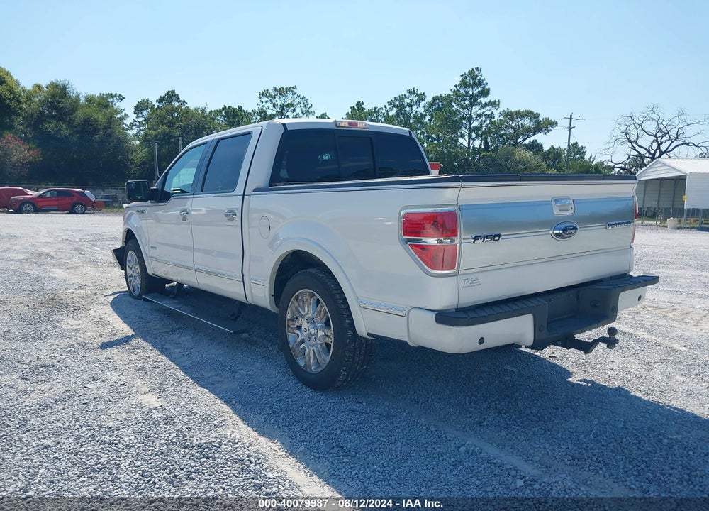 2011 FORD F-150 PLATINUM VIN: 1FTFW1CT5BFC86240