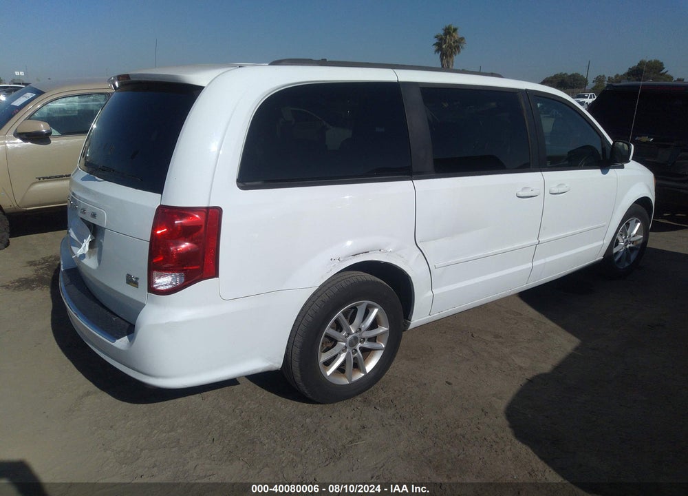 2014 DODGE GRAND CARAVAN SXT VIN: 2C4RDGCG1ER429982