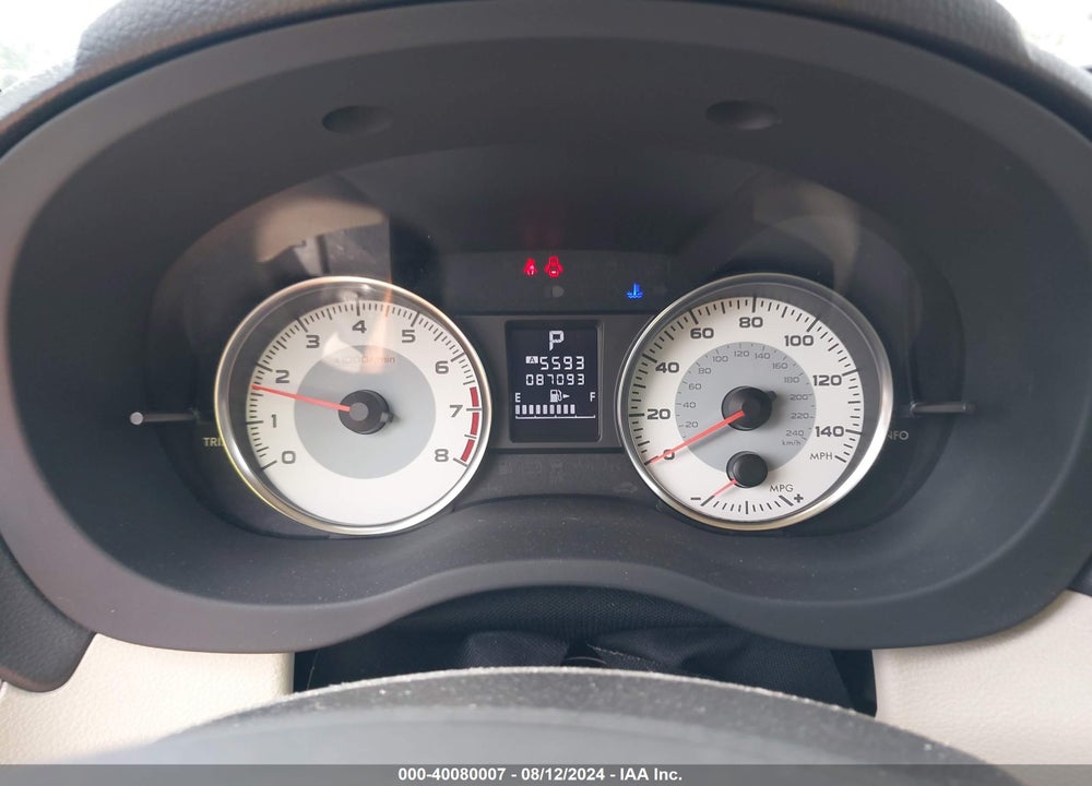 2012 SUBARU IMPREZA VIN: JF1GPAU6XCH225617