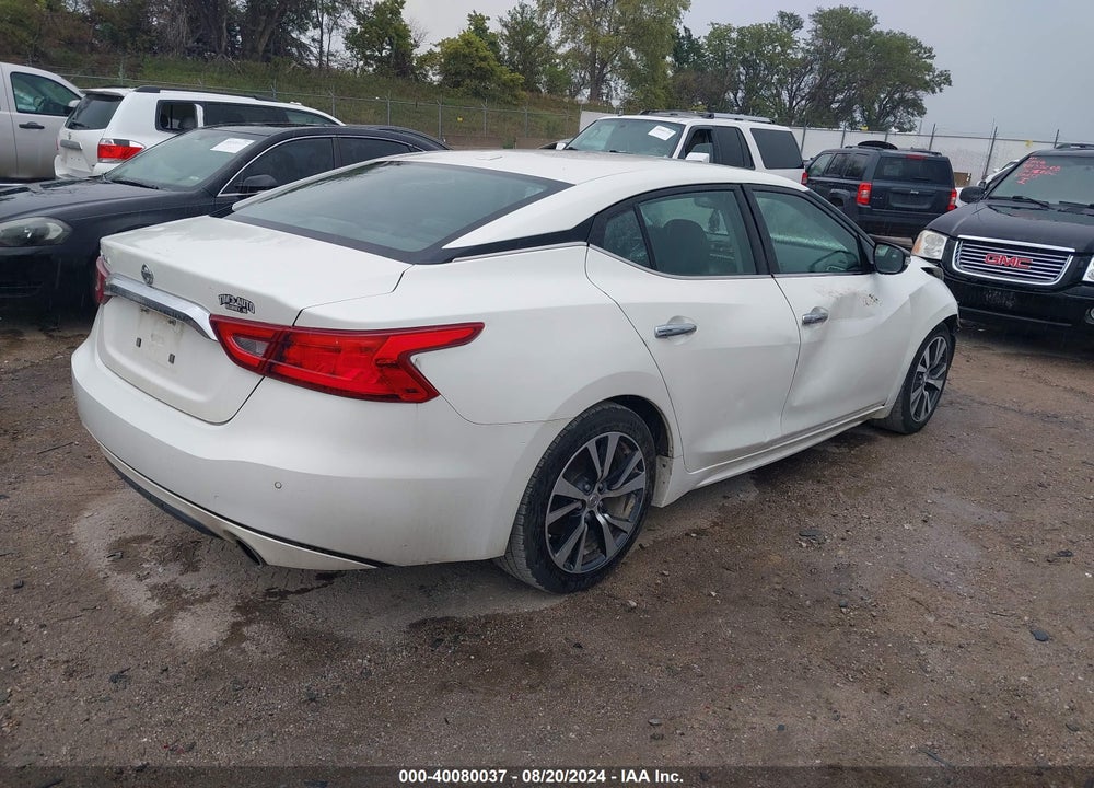 2017 NISSAN MAXIMA 3.5 SV VIN: 1N4AA6AP4HC394456