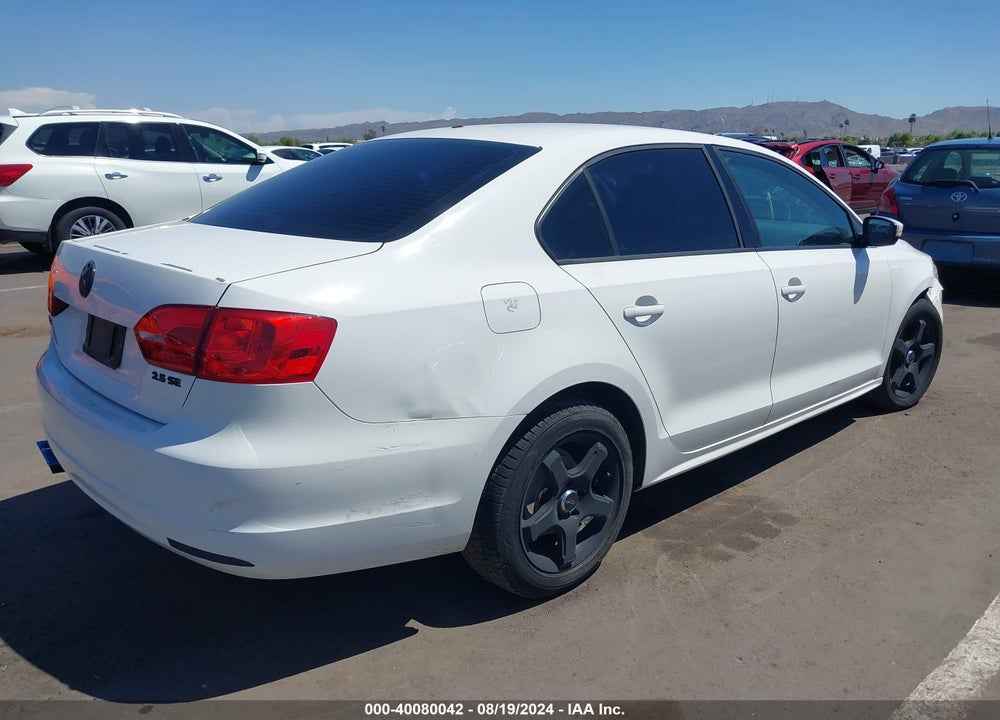 2011 VOLKSWAGEN JETTA 2.5L SE VIN: 3VWDX7AJXBM370608