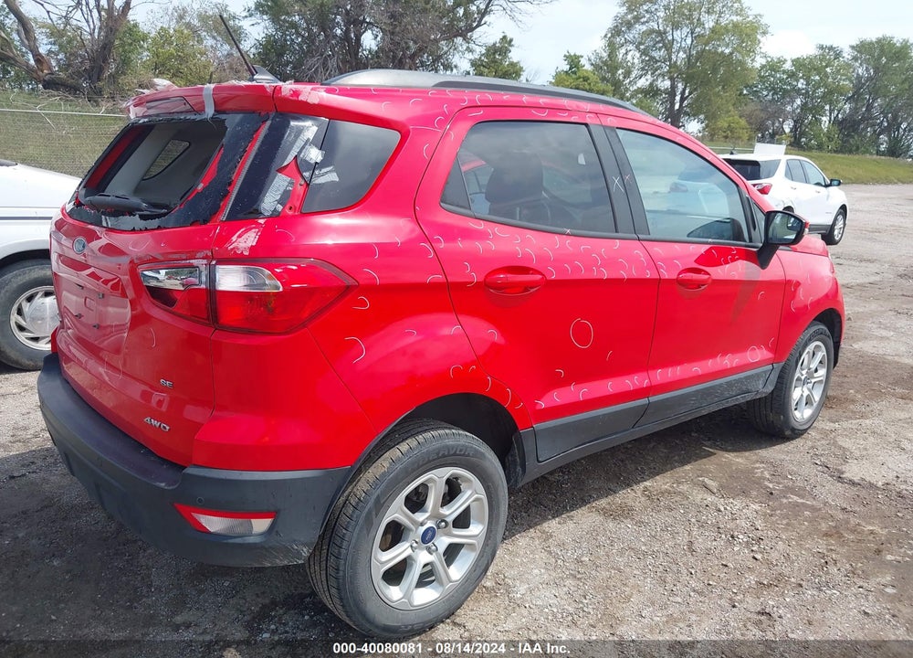 2018 FORD ECOSPORT SE VIN: MAJ6P1UL6JC226775