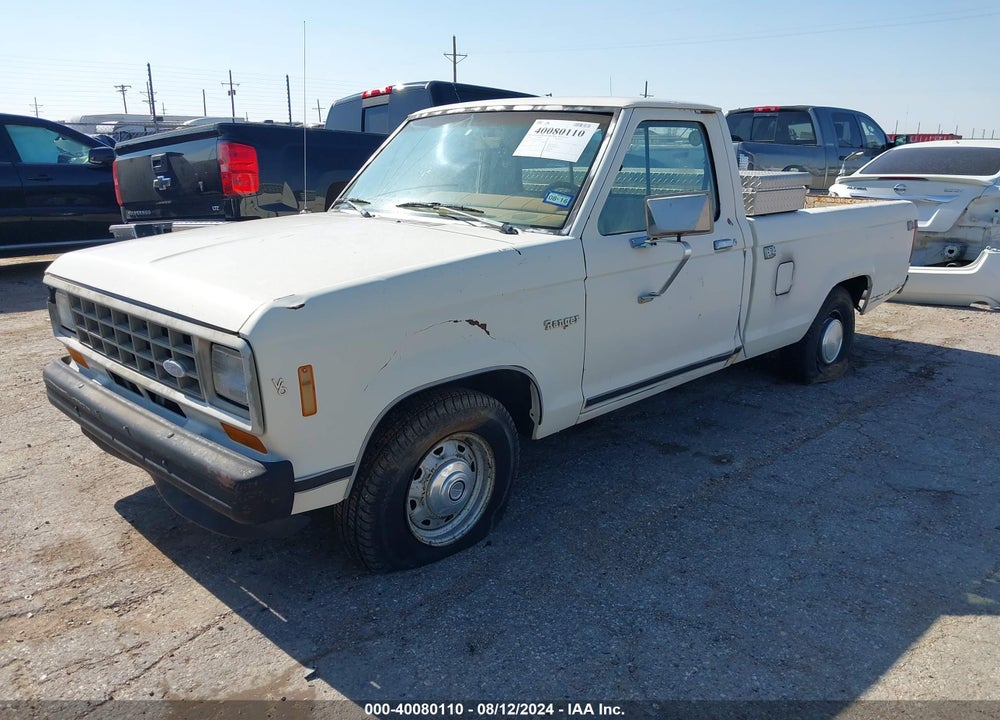 1986 FORD RANGER VIN: 1FTBR10T6GUD44918