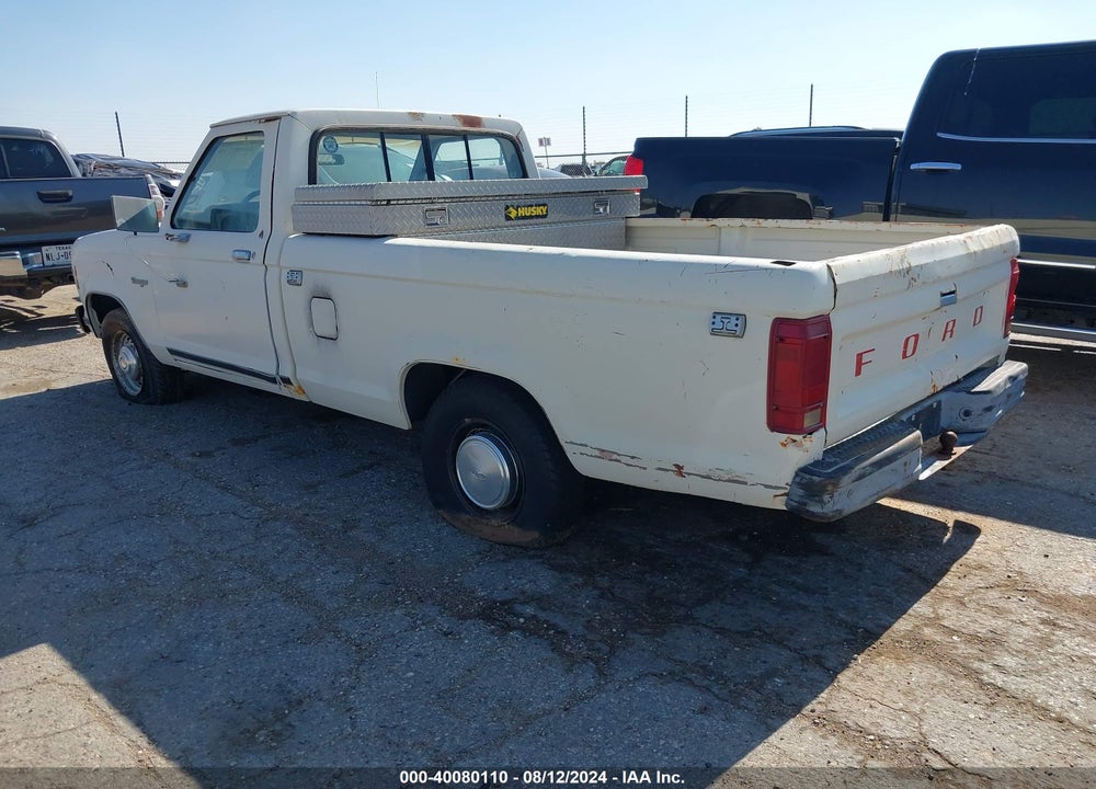 1986 FORD RANGER VIN: 1FTBR10T6GUD44918