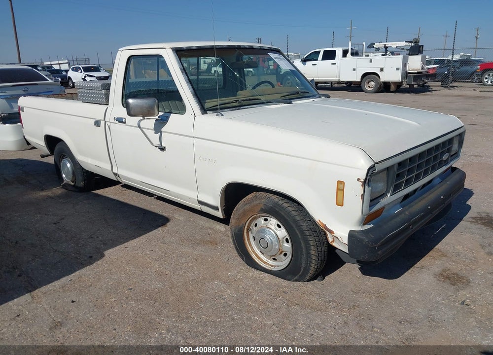1986 FORD RANGER VIN: 1FTBR10T6GUD44918
