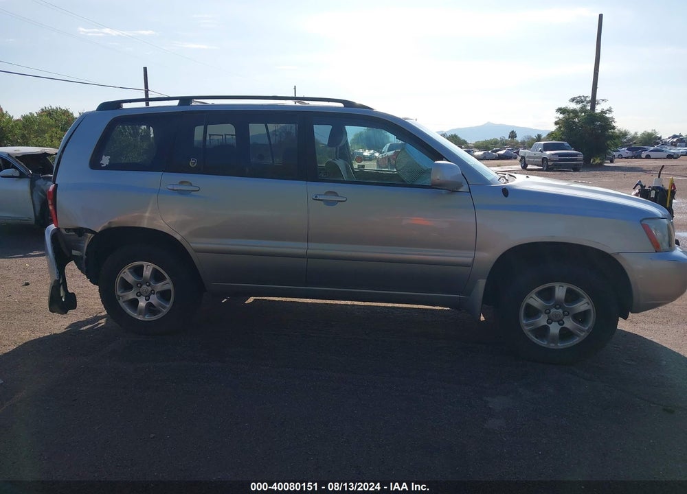 2003 TOYOTA HIGHLANDER V6 VIN: JTEHF21A330119682