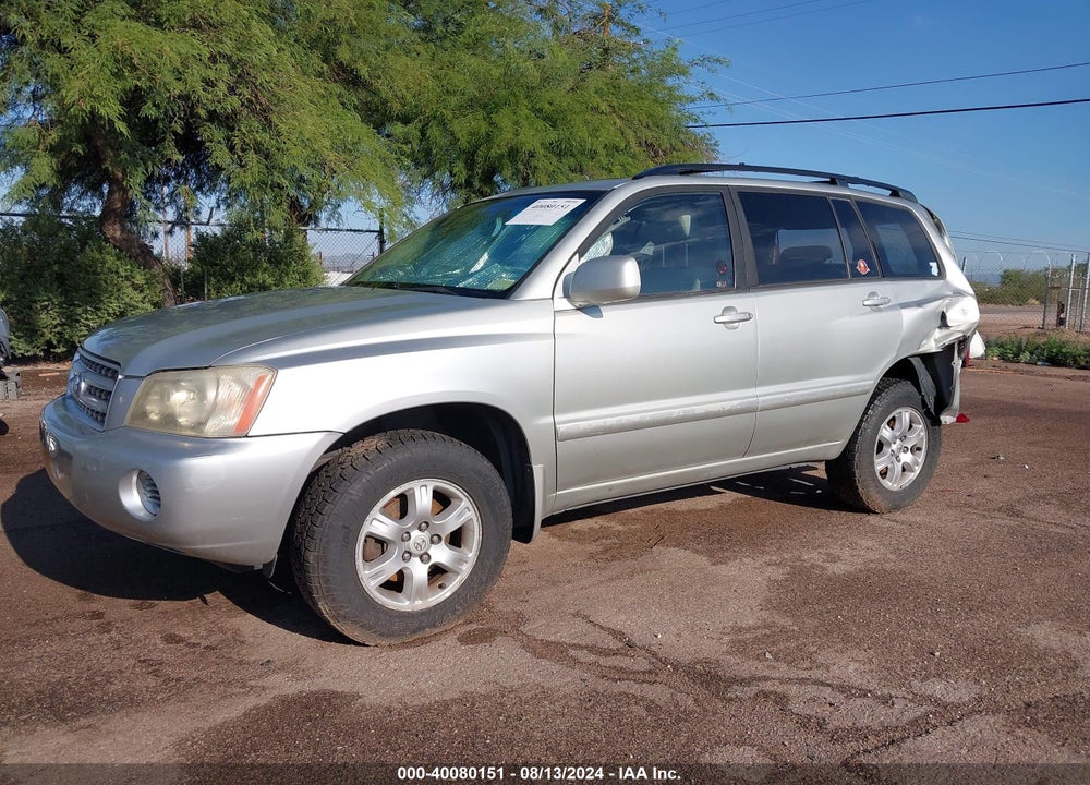 2003 TOYOTA HIGHLANDER V6 VIN: JTEHF21A330119682