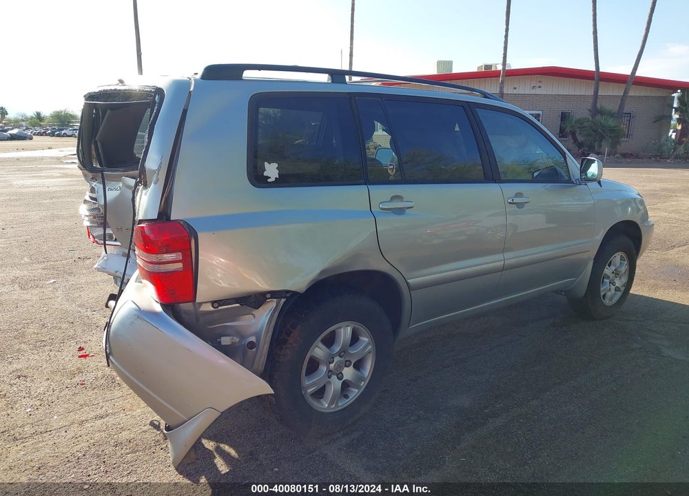 2003 TOYOTA HIGHLANDER V6 VIN: JTEHF21A330119682