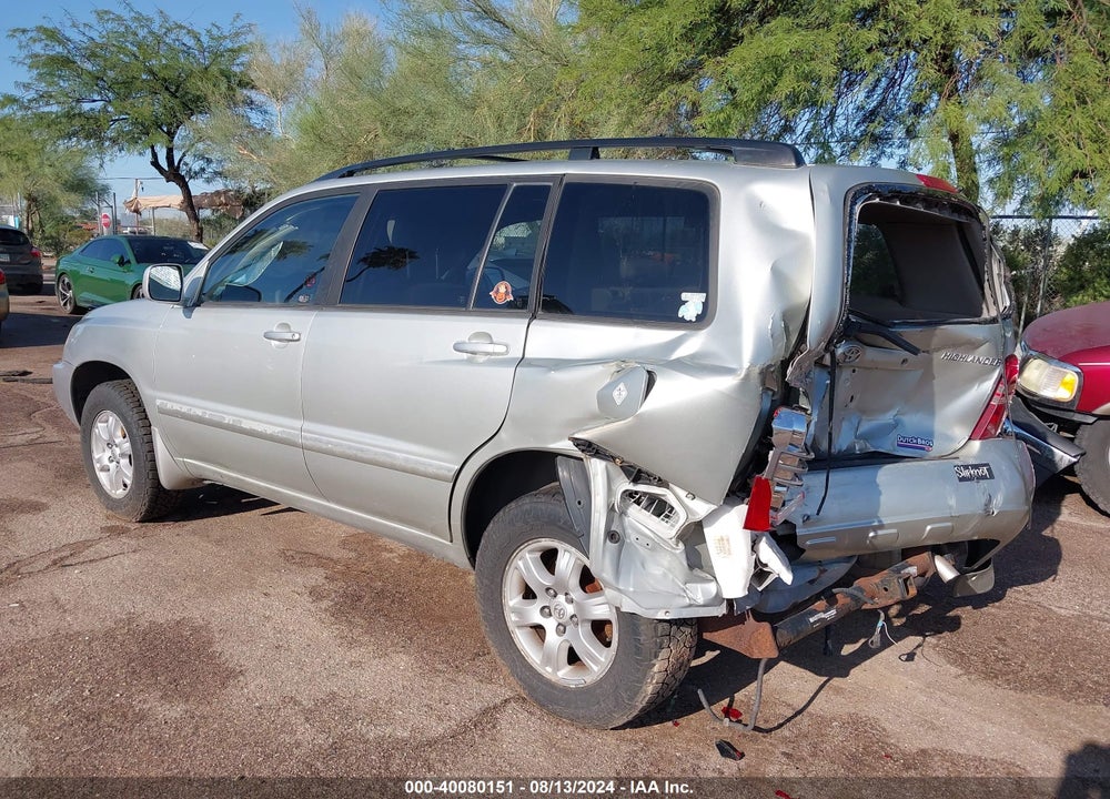 2003 TOYOTA HIGHLANDER V6 VIN: JTEHF21A330119682
