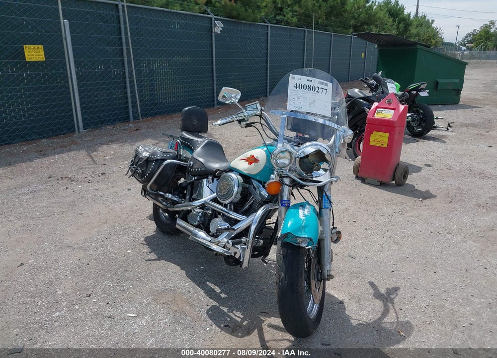1991 HARLEY-DAVIDSON FLSTC VIN: 1HD1BJL49MY027822
