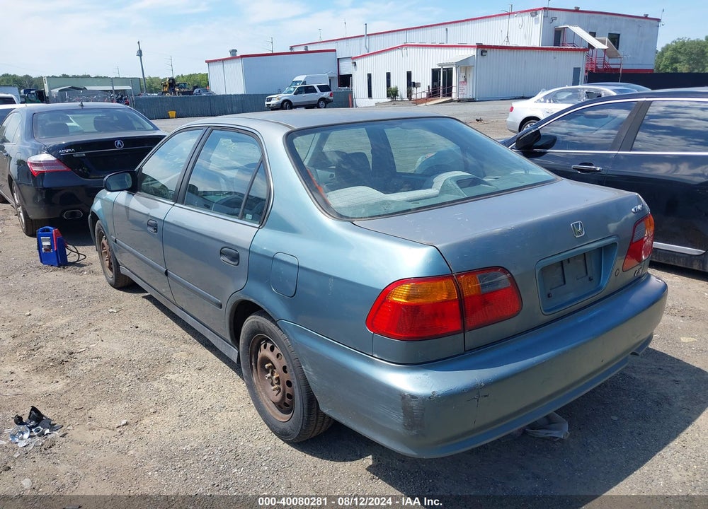 1999 HONDA CIVIC LX VIN: 2HGEJ6670XH578441