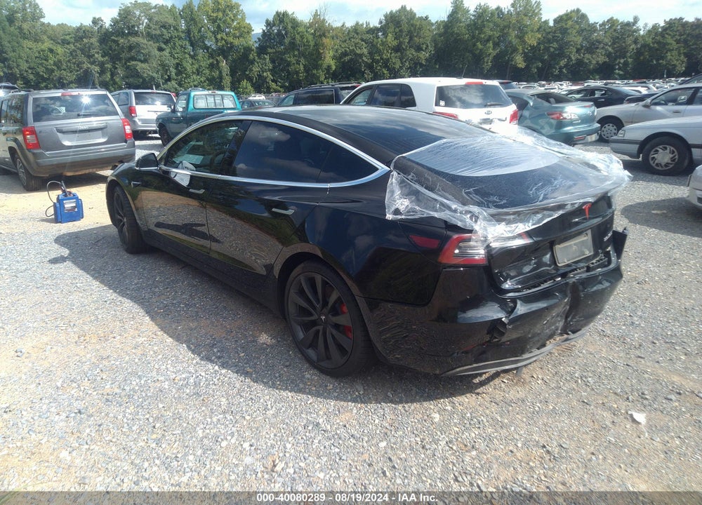 2020 TESLA MODEL 3 PERFORMANCE DUAL MOTOR ALL-WHEEL DRIVE VIN: 5YJ3E1ECXLF746856