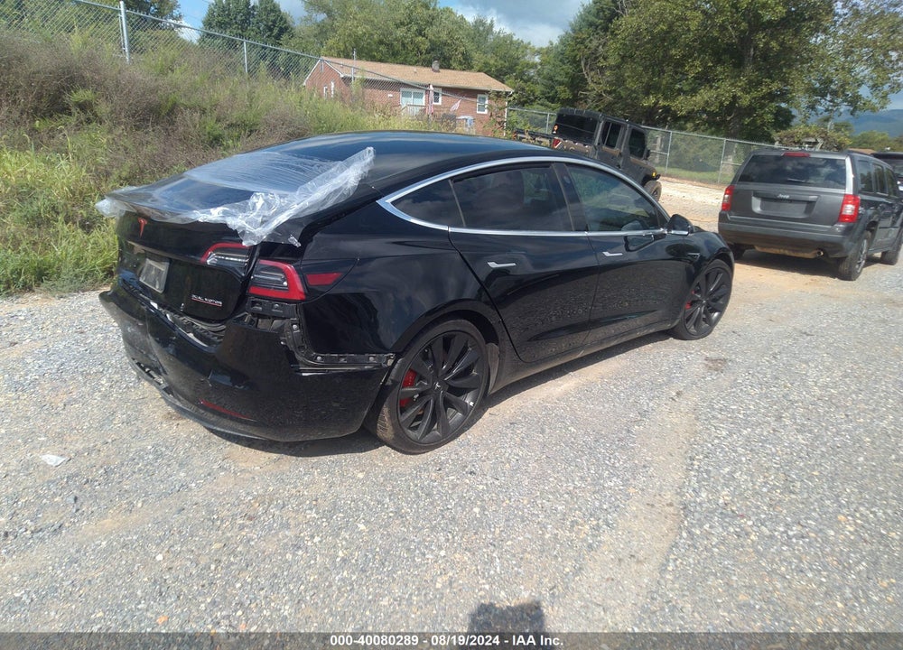 2020 TESLA MODEL 3 PERFORMANCE DUAL MOTOR ALL-WHEEL DRIVE VIN: 5YJ3E1ECXLF746856