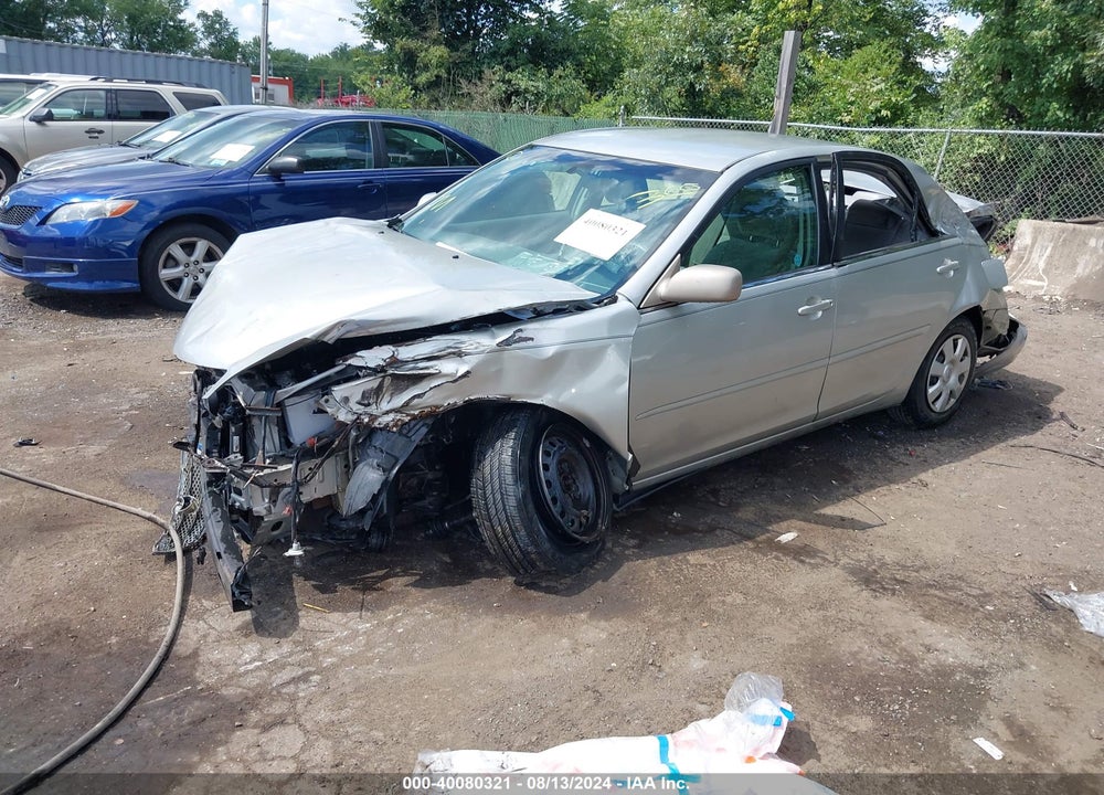 2004 TOYOTA CAMRY LE VIN: 4T1BE32K54U891522