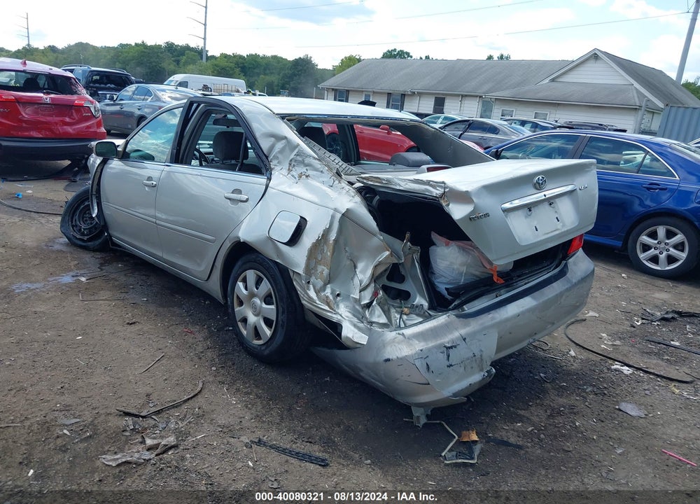 2004 TOYOTA CAMRY LE VIN: 4T1BE32K54U891522