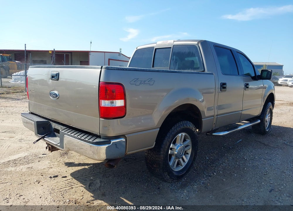 2004 FORD F-150 VIN: 1FTPW14544FA24278