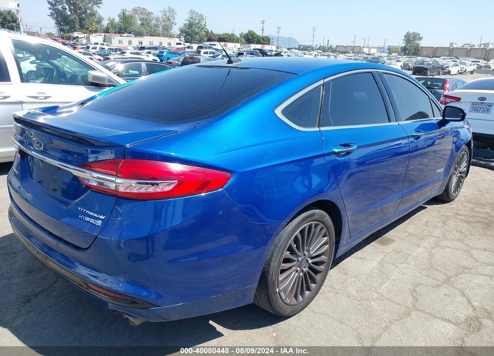 2017 FORD FUSION HYBRID TITANIUM VIN: 3FA6P0RU8HR314833