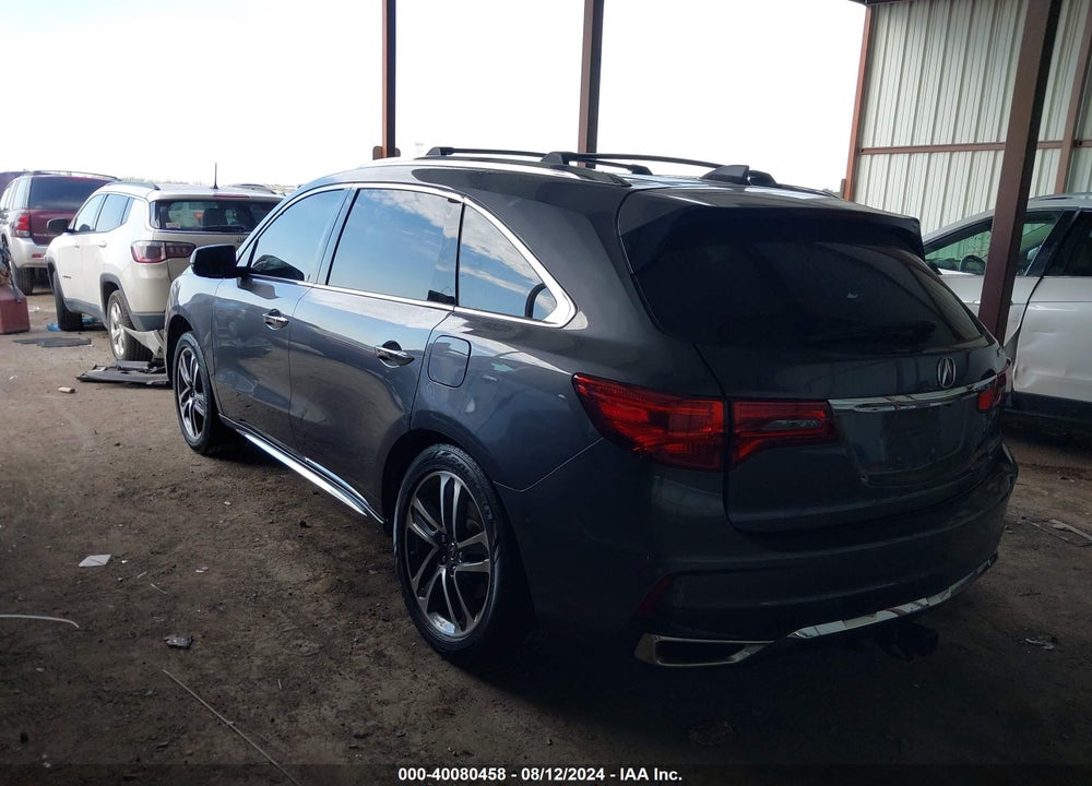 2017 ACURA MDX ADVANCE PKG VIN: 5FRYD4H87HB027720