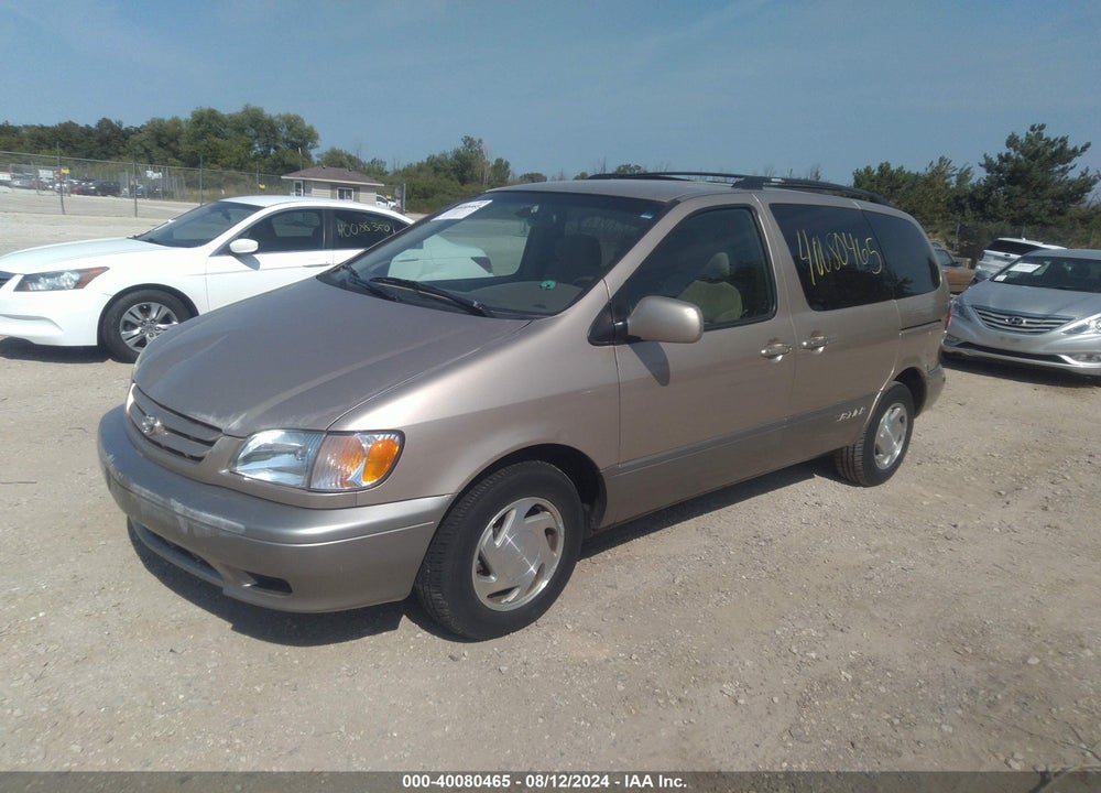 2002 TOYOTA SIENNA LE VIN: 4T3ZF13C02U450473