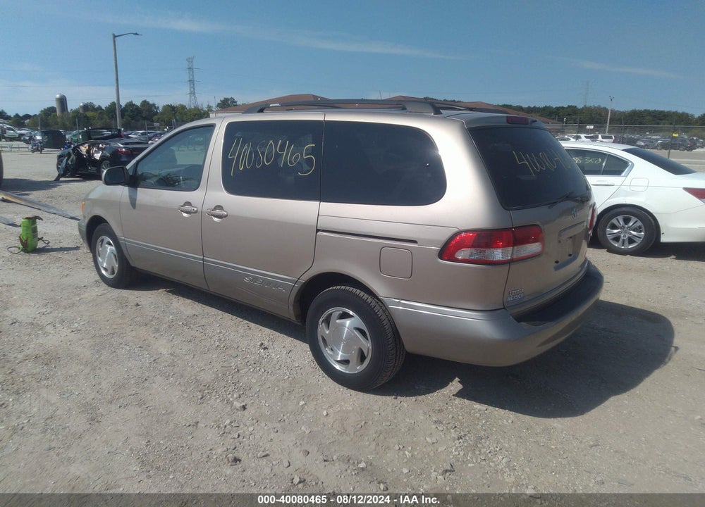 2002 TOYOTA SIENNA LE VIN: 4T3ZF13C02U450473