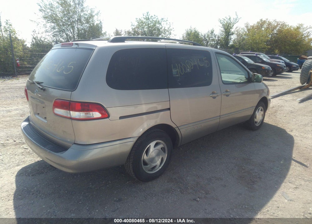 2002 TOYOTA SIENNA LE VIN: 4T3ZF13C02U450473