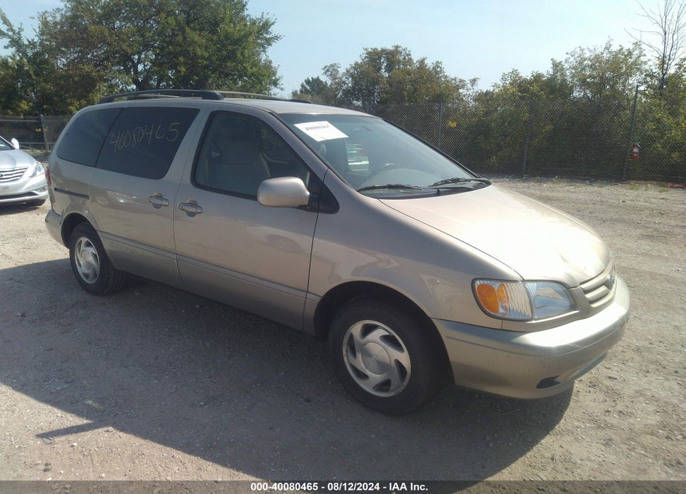 2002 TOYOTA SIENNA LE VIN: 4T3ZF13C02U450473