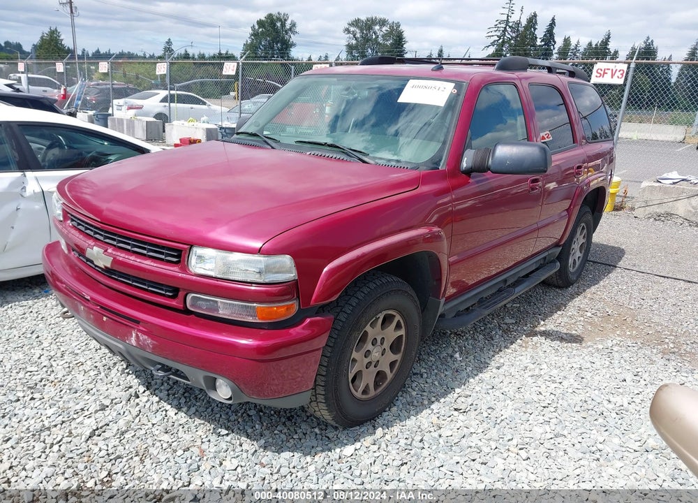 2004 CHEVROLET TAHOE VIN: 1GNEK13Z94R227843